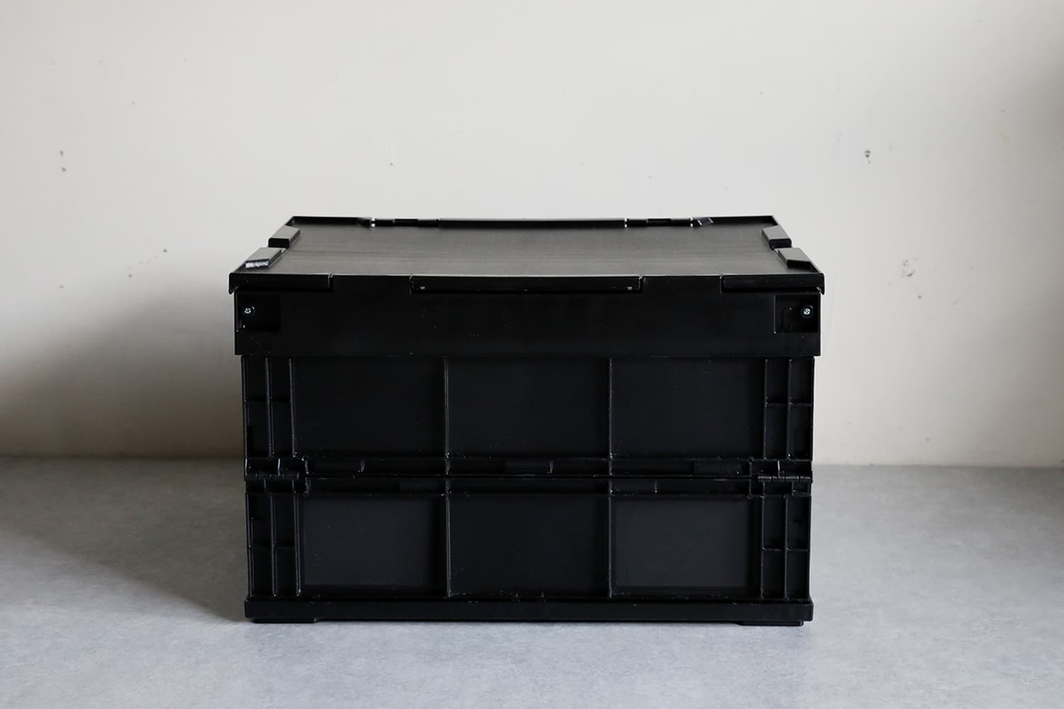 DMRオリジナル収納2個＋蓋セット ダンスミュージックレコード コンテナ