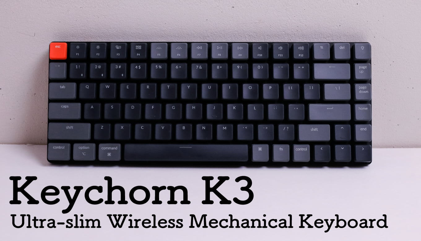 限定SALE安い Keychron K5 青軸 バックライト白 アルミ 108 テンキー付