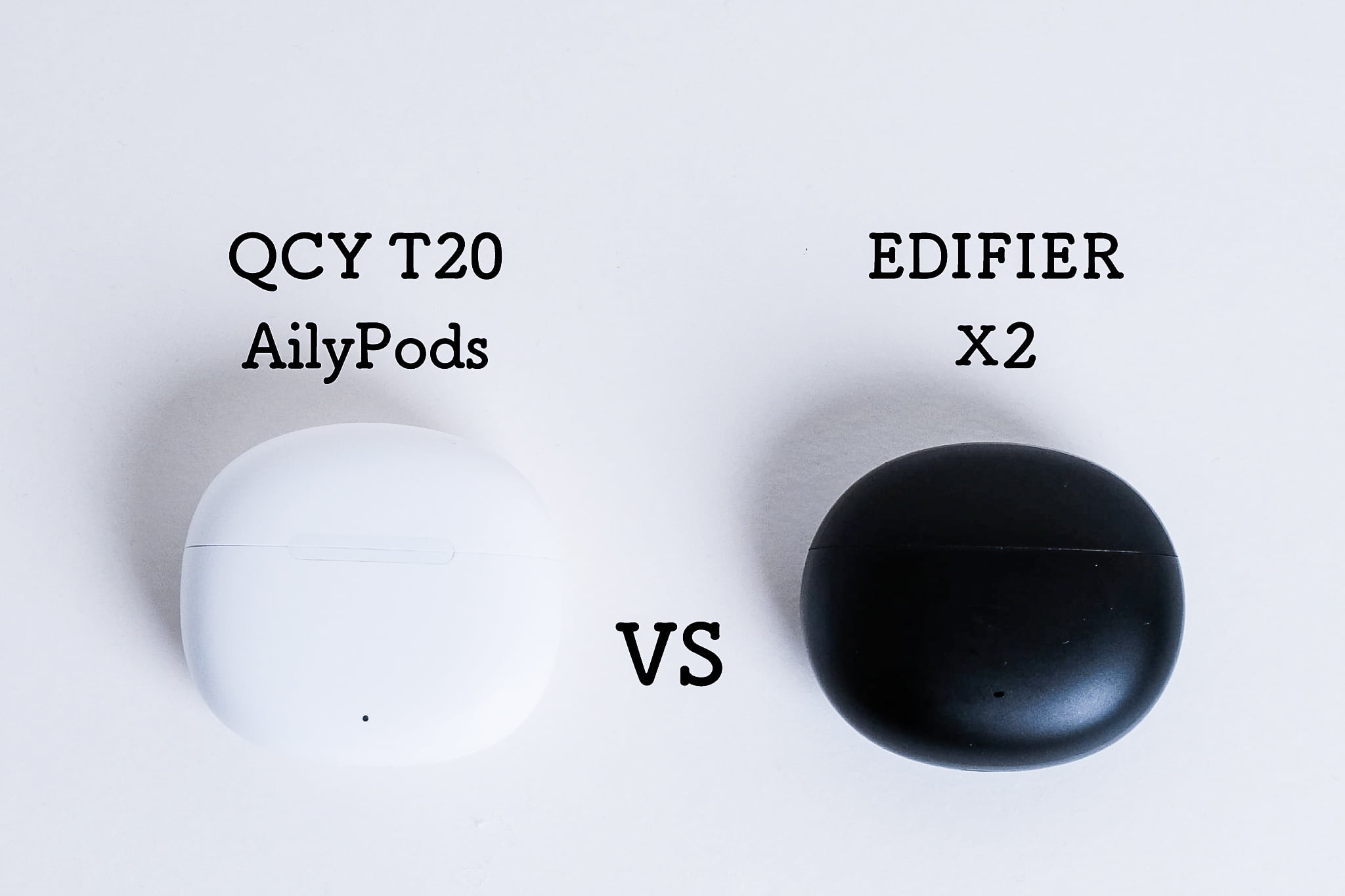 比較｜QCY T20 AilyPods を同価格帯他社メーカーで比較してみた｜QCY T20 AilyPods と  EDIFIER X2 を比較してみる