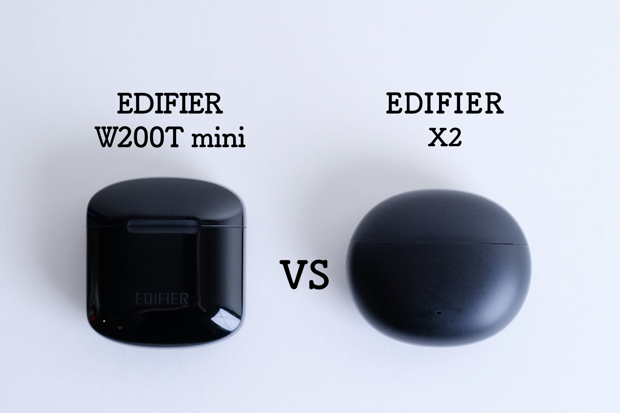 EDIFIER T200 mini の比較｜EDIFIER T200 mini vs  5,000円以下、同価格帯インナーイヤー型イヤホン｜EDIFIER T200 mini vs  EDIFIER X2