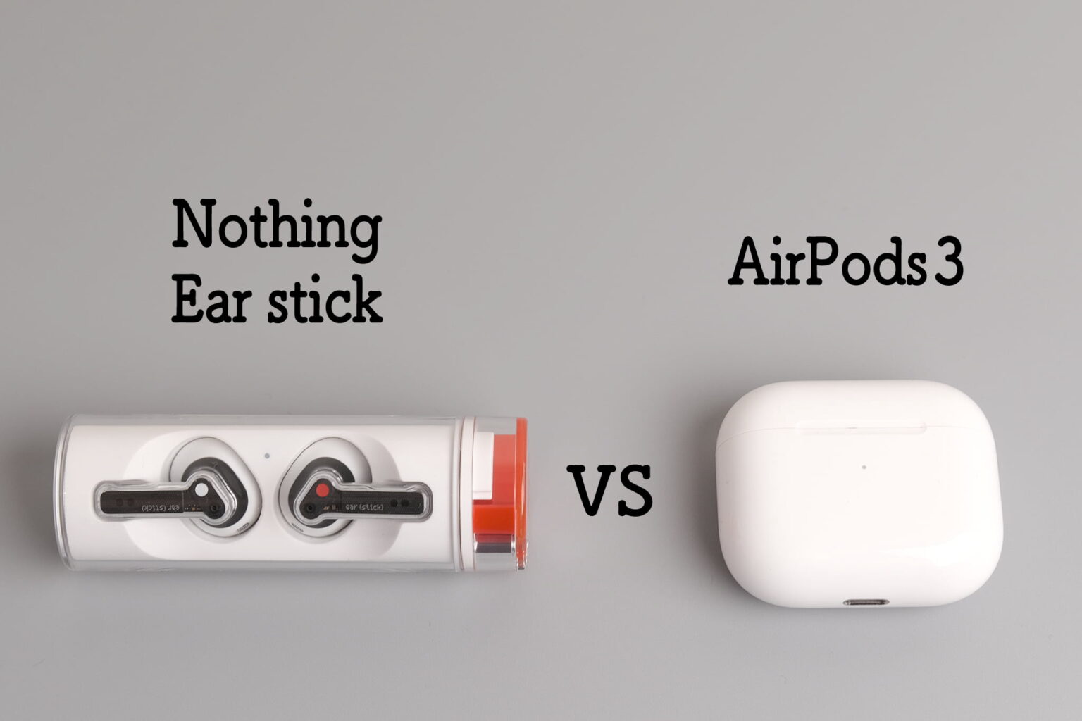 Nothing Ear stick レビュー｜16つの視点で音質＆デザインをチェック!AirPodsとの比較も