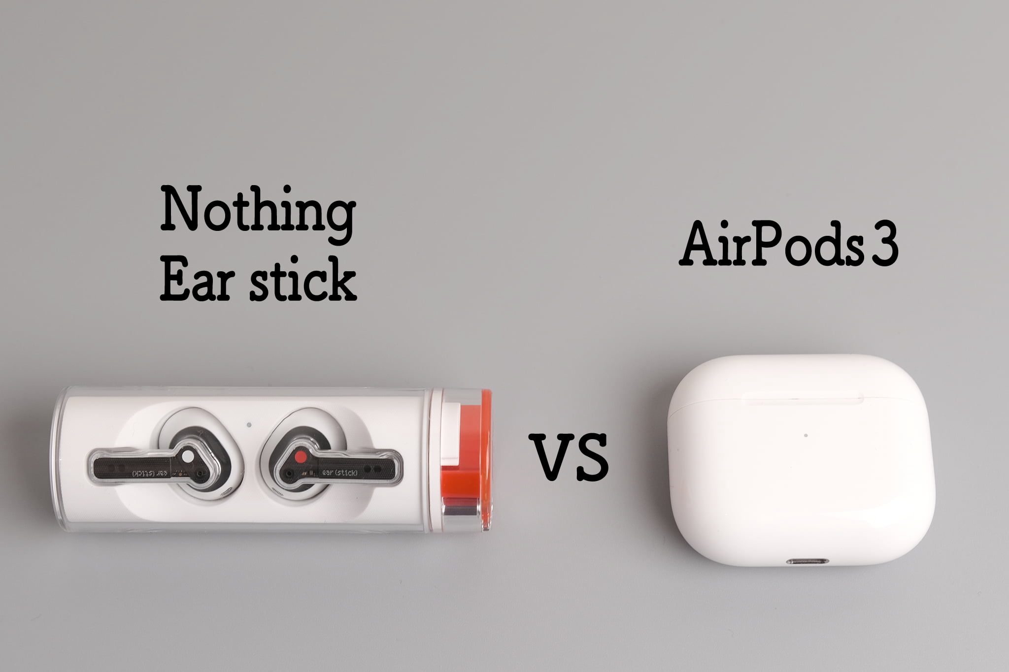 Nothing Ear stick ｜AirPods第3世代など人気インナーイヤー型イヤホンとの比較